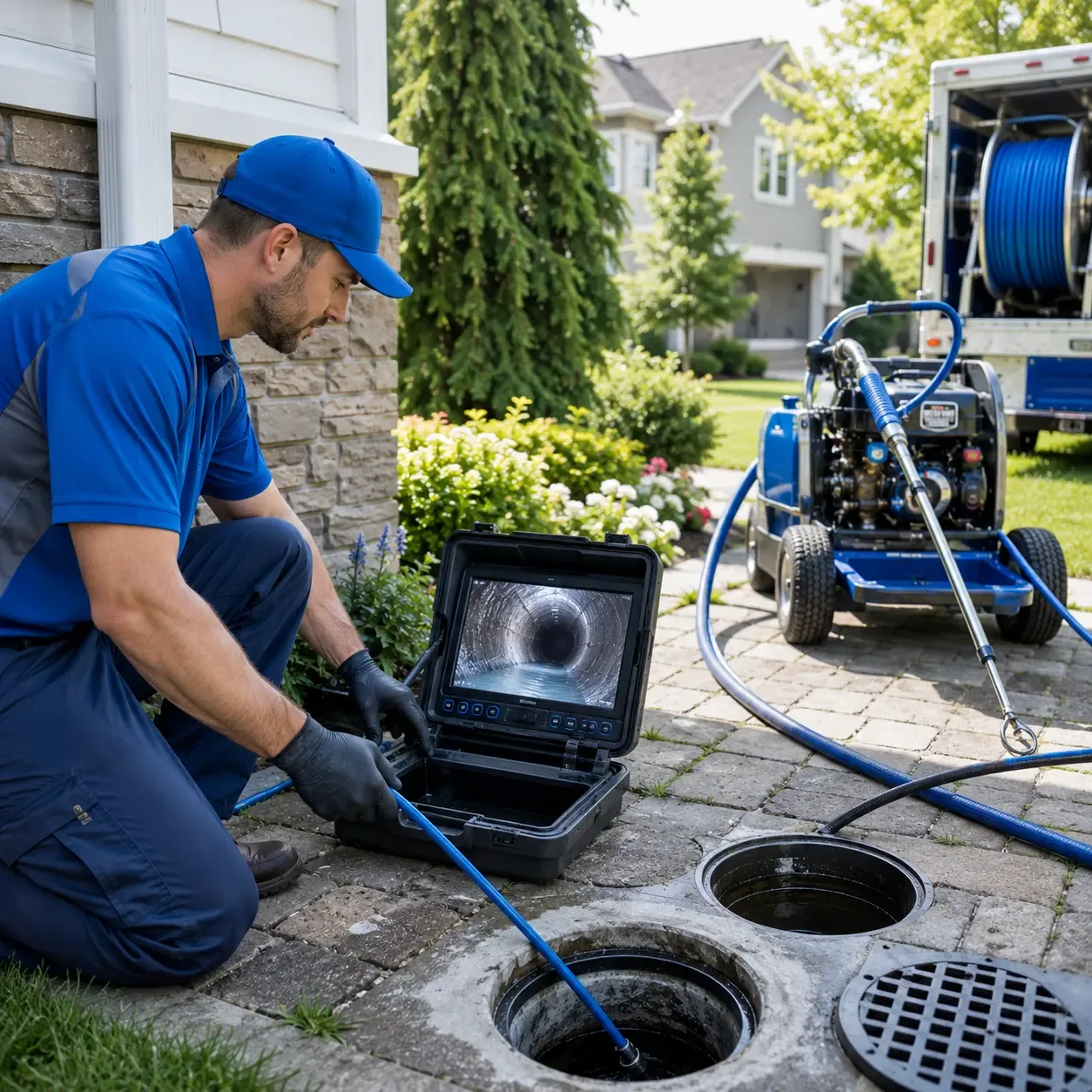 Outdoor drain cleaning professionals serving Knoxville, PA